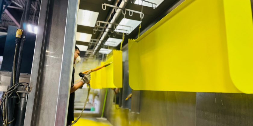 Yello Powder coating